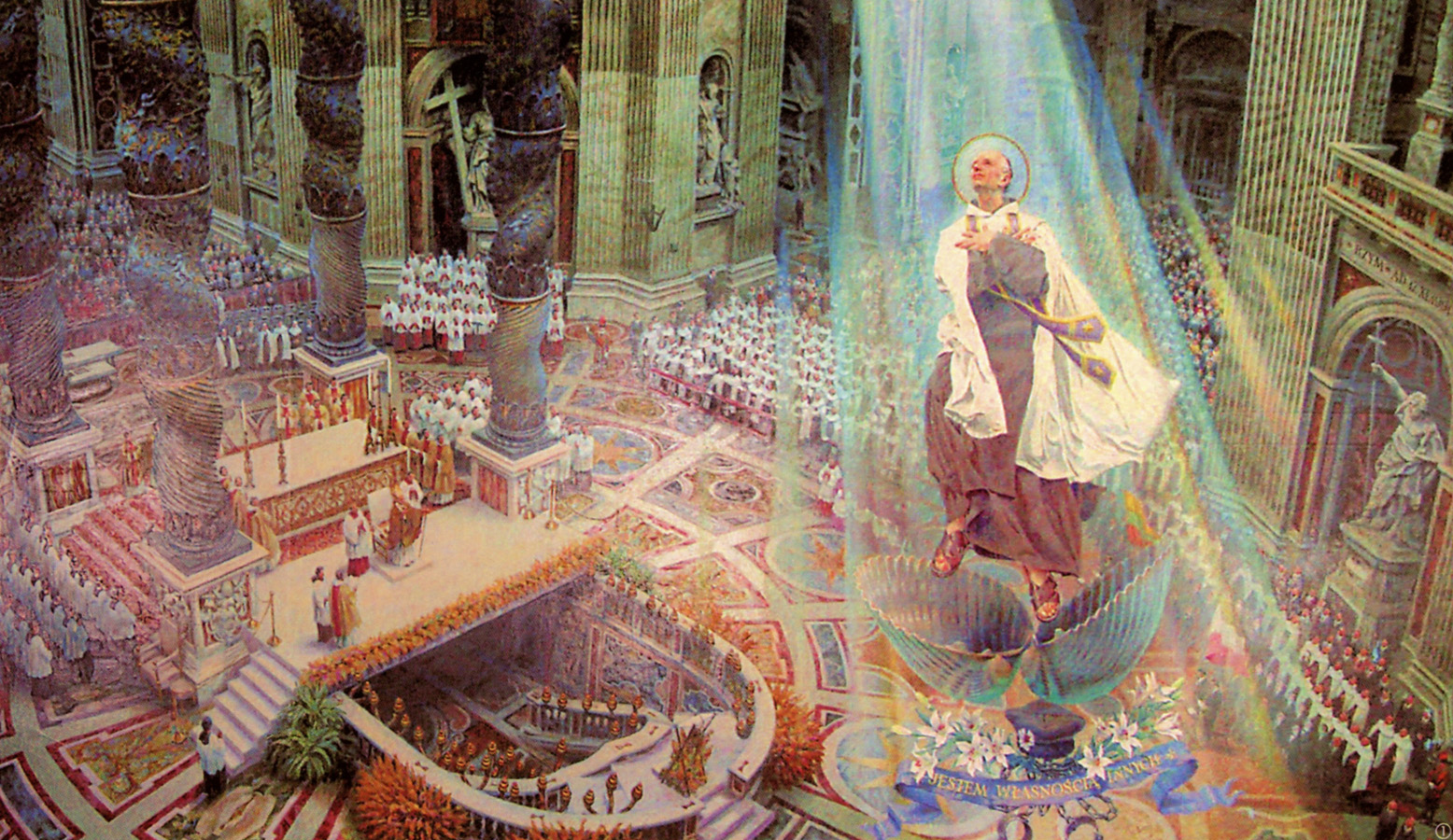 Obraz kanonizacyjny św. Rafała Kalinowskiego